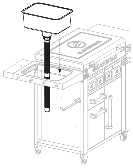 BLACKSTONE 1948 Pro Series Prep Serve and Store Cart - fig 36