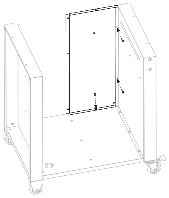 BLACKSTONE 1948 Pro Series Prep Serve and Store Cart - fig 8