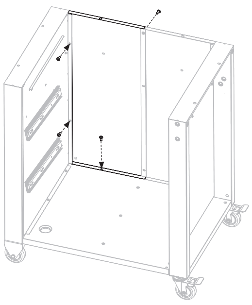 BLACKSTONE 1948 Pro Series Prep Serve and Store Cart - fig 9