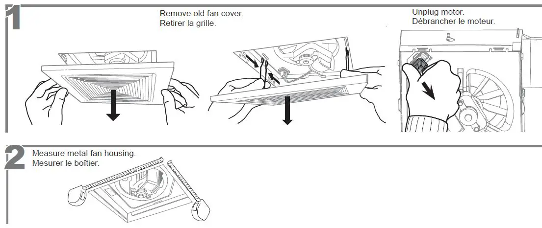 BROAN BKR60 Bath Fan Replacement Motor Installation Guide-04