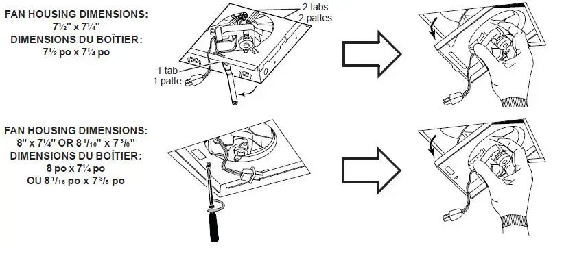 BROAN BKR60 Bath Fan Replacement Motor Installation Guide-05