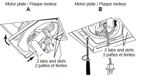 BROAN BKR60 Bath Fan Replacement Motor Installation Guide-09