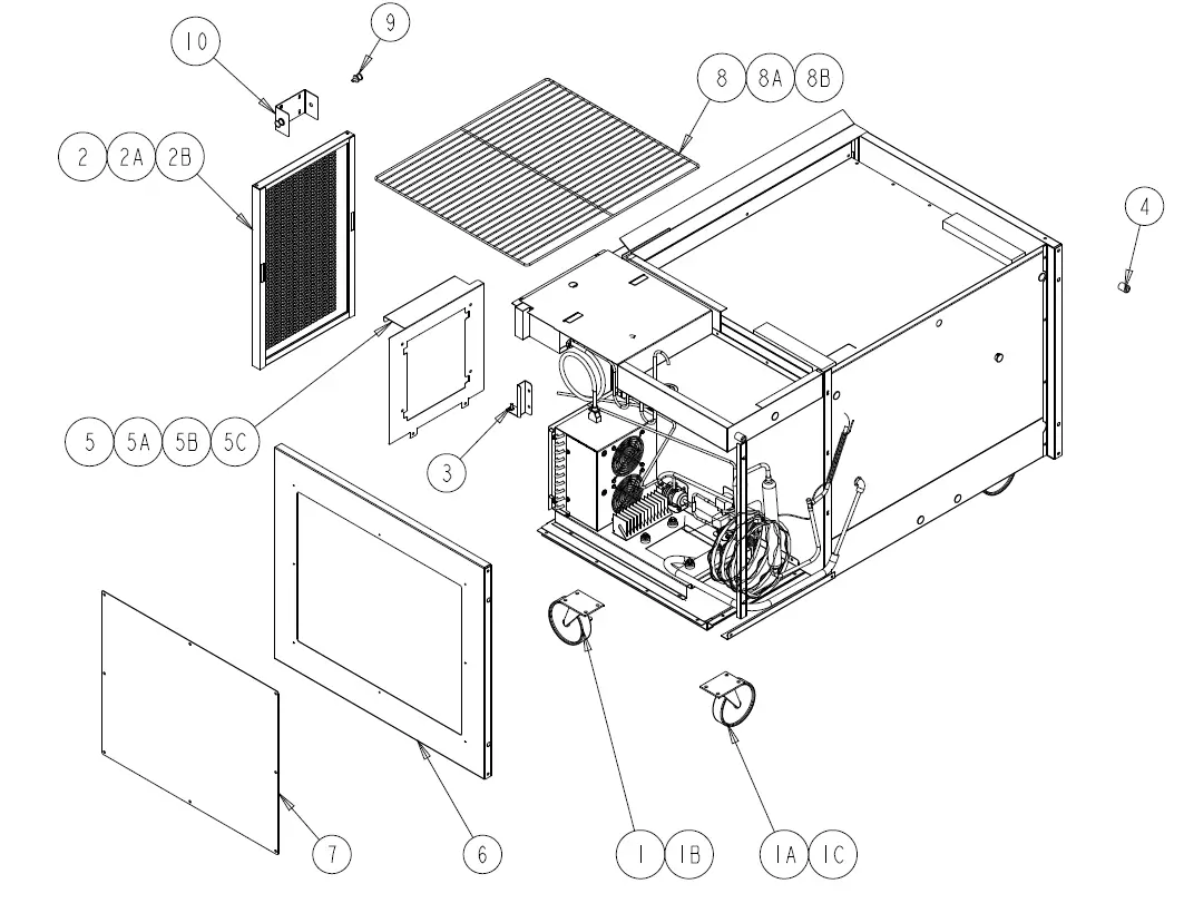 randell-9000W-290-Series-Solid-Hinged-Door-Prep-Table-13