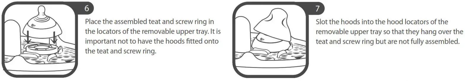 Tommee Tippee 1069 Electric Steam Steriliser - USING THE ELECTRIC STEAM STERILISER 6