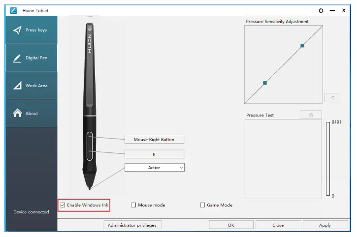 HUION GS2202 KAMVAS 22 Plus Drawing Monitor for Artists - Pen Basic Operation 8