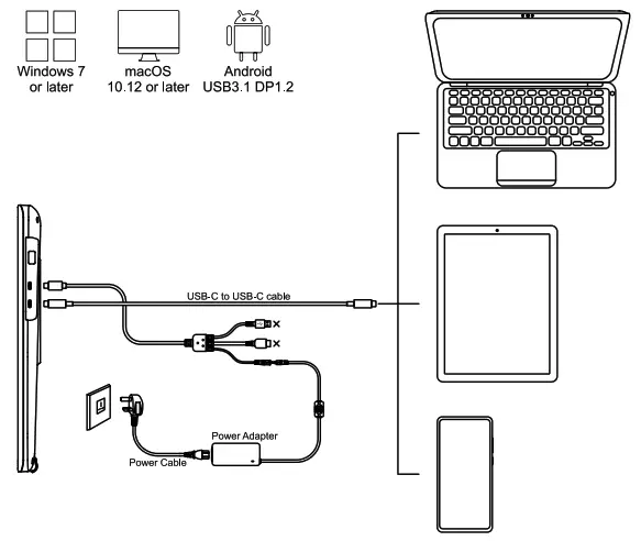 HUION GS2202 KAMVAS 22 Plus Drawing Monitor for Artists - Setting Up Display 2