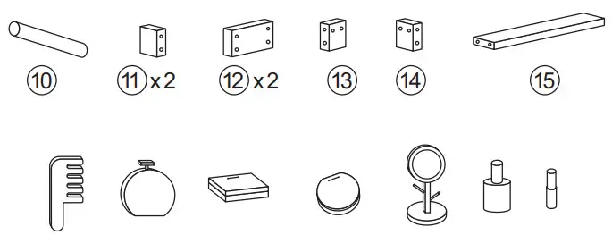 Kmart Makeup Mirror TX1268 Instruction - fig 4