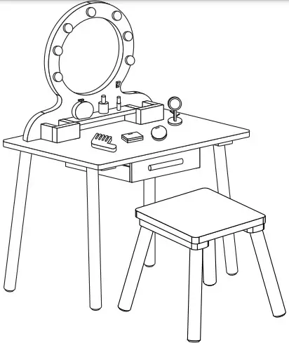 Kmart Makeup Mirror TX1268 Instrution - fig 17