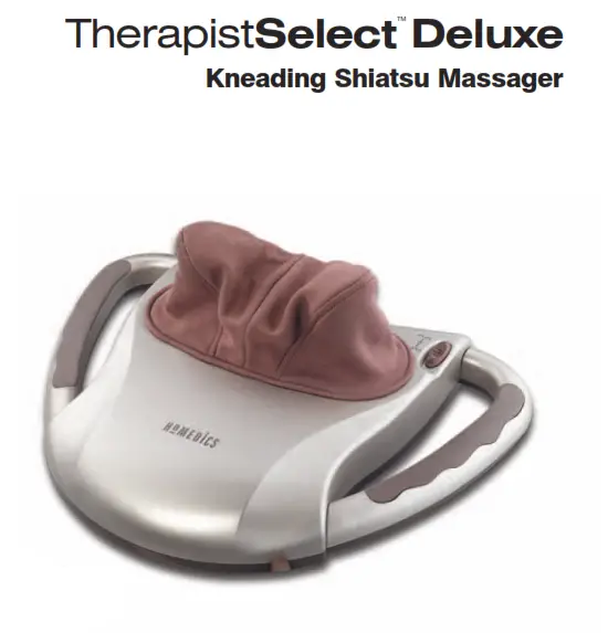 Therapist Select Deluxe Kneading Shiatsu Massager