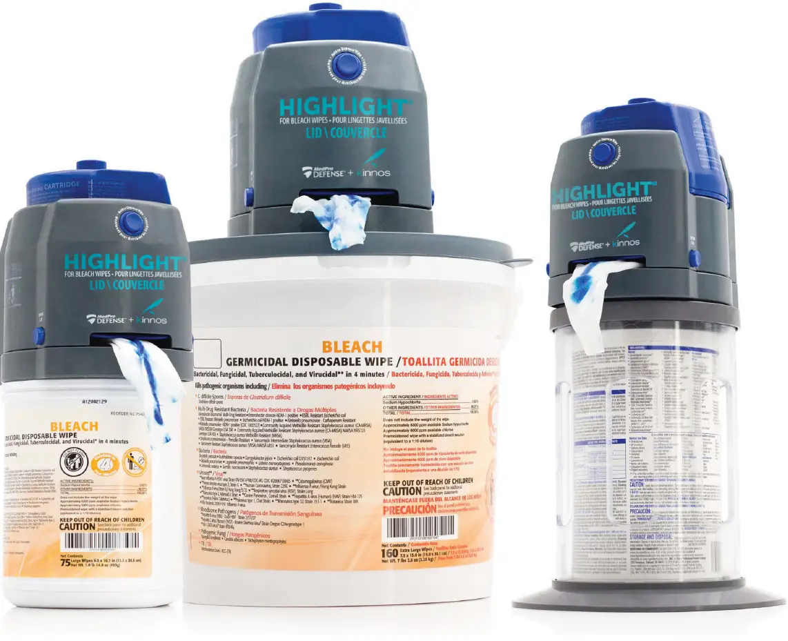 MedPro Highlight for Bleach Wipes 760-200