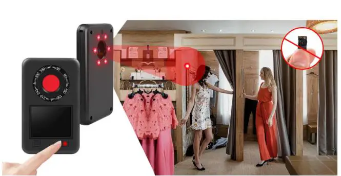 Aishine Ai-de02 Spy Camera Detector Night Vision Light Detection Ir Scanning User Manual