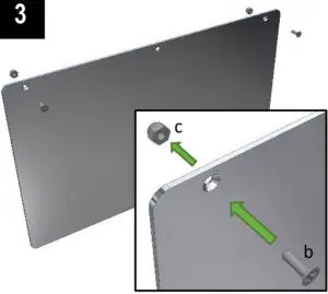 Brinsea CS015 ChickSafe Eco Door Opener with Door - countersunk screws