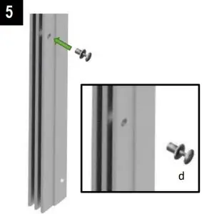 Brinsea CS015 ChickSafe Eco Door Opener with Door - plastic rivet