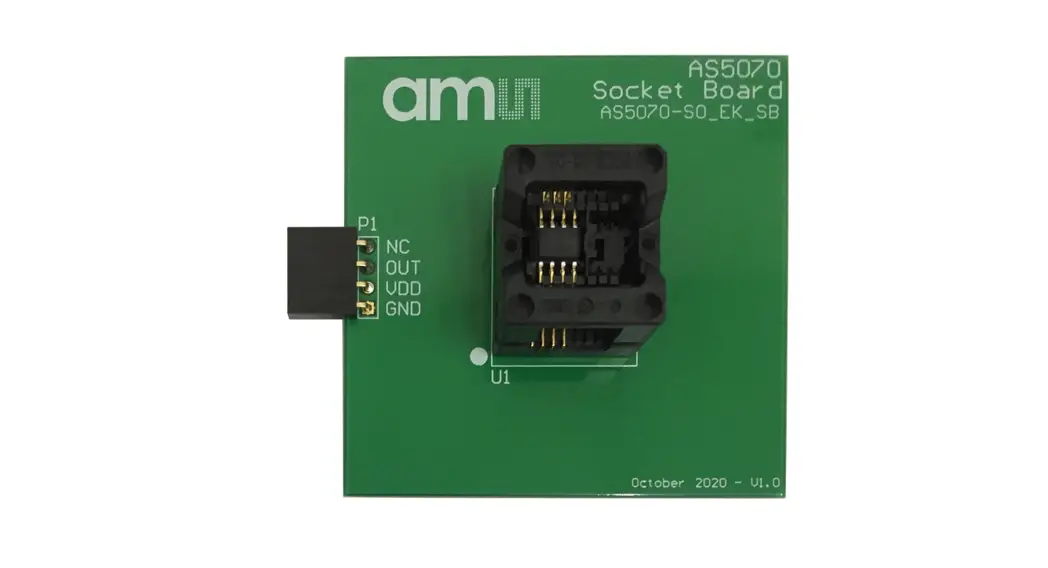 Ams As5070 Socket Board User Guide