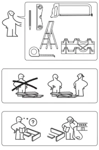 IKEA VIDGA Single Track Set 1