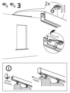 IKEA VIDGA Single Track Set 16