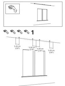 IKEA VIDGA Single Track Set 17