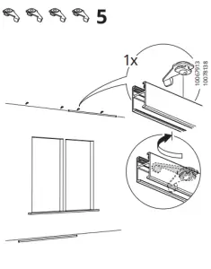 IKEA VIDGA Single Track Set 23