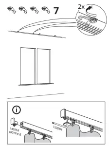 IKEA VIDGA Single Track Set 25