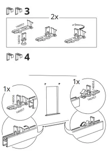IKEA VIDGA Single Track Set 5