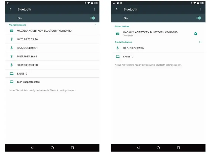 MACALLY Rechargeable Bluetooth 35 Key Numeric Keypad - BULTOOTH 3