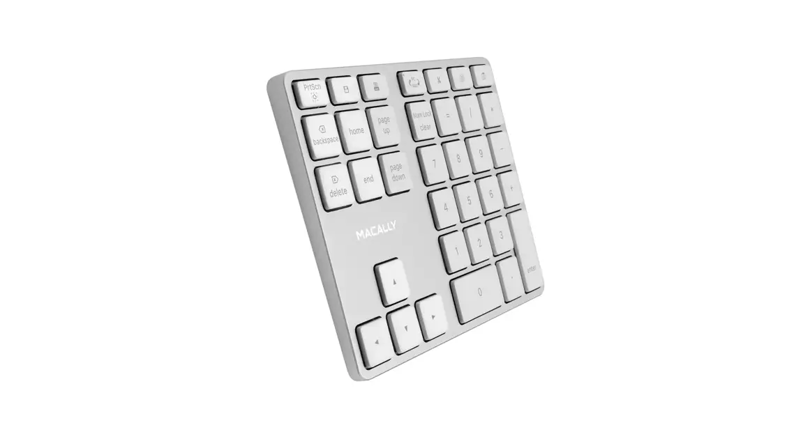 Macally Rechargeable Bluetooth 35-key Numeric Keypad User Guide