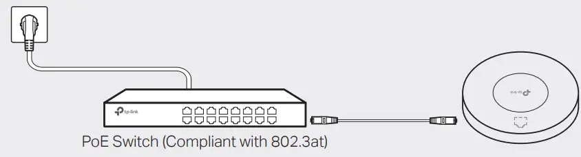 tp link EAP650 Wireless Access Point - PoE Switch