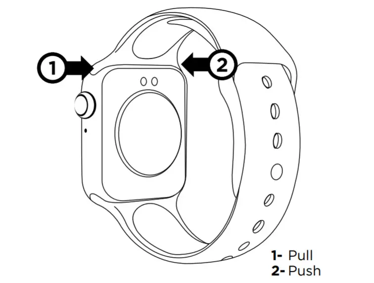 KSIX URBAN 2 Smartwatch - Changing