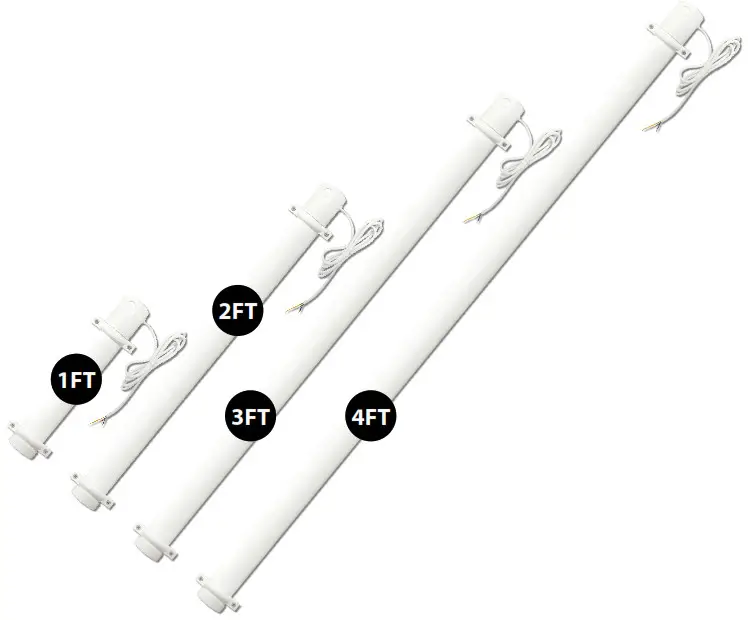 Eterna TH1 Tubular Heater With 1m Pre-wired Cable - Cover