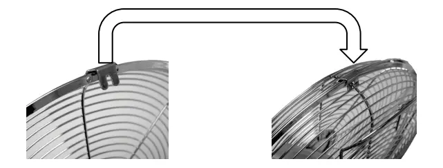 Safety Grille and Fan Blade Figure 4