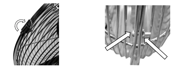 Safety Grille and Fan Blade Figure 5