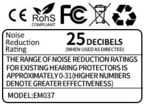 PROHEAR M037 Bluetooth Ear Muffs - icon1