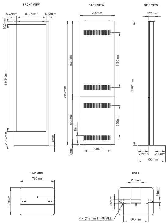 B-TECH-BT7007-Single-Screen-Digital-Signage-Kioske-Installation-Guide-FIG-11