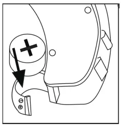 JINGHAO JH 125 Analog BTE RIC Hearing Amplifier - battery