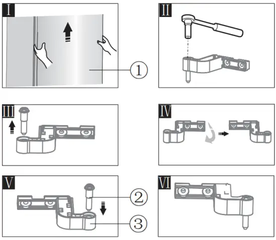 Westinghouse WFB Stainless Steel Vertical Freezer - fig 1