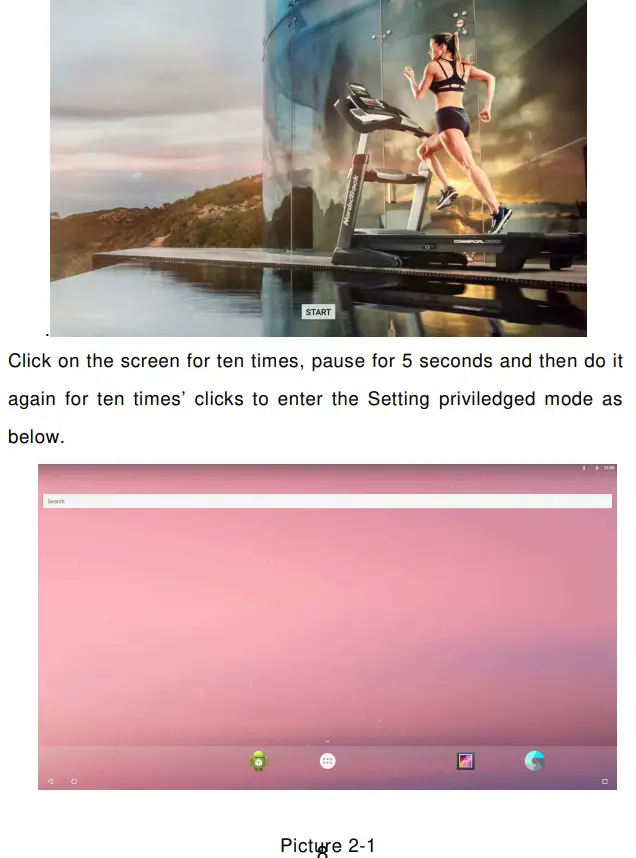Ifit Health Fitness MP21-ARGON Icon Tablet User Guide - Picture 2-1