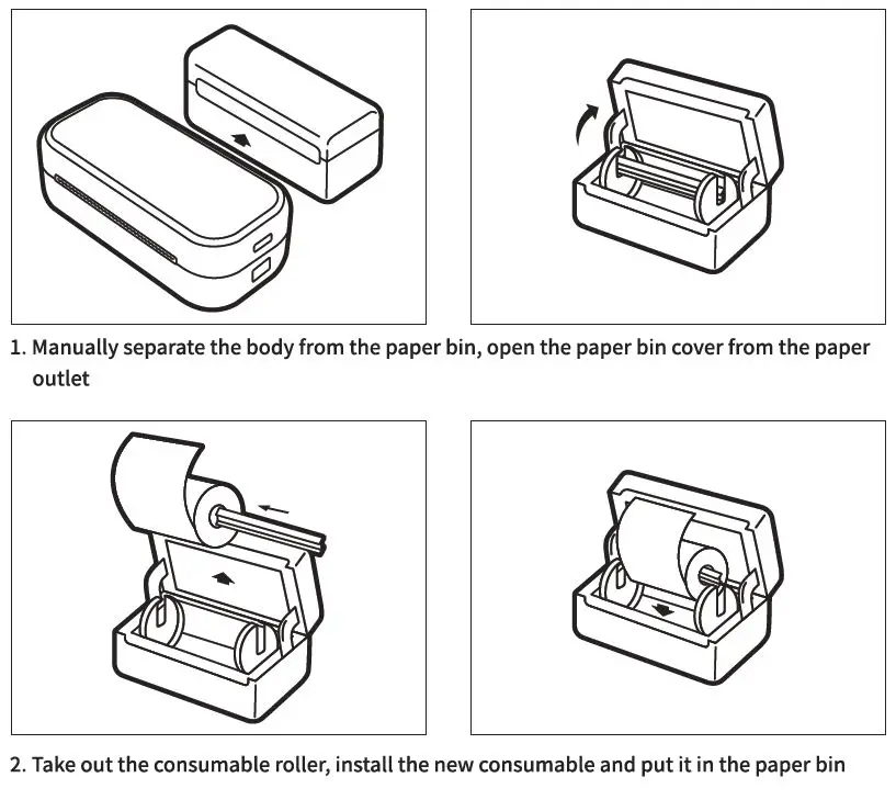 Phonemo M03 Mini Pink Pocket Printer 4