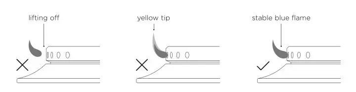 FISHER PAYKEL CDV3-365H Gas Cooktops - COOKTOP BURNERS