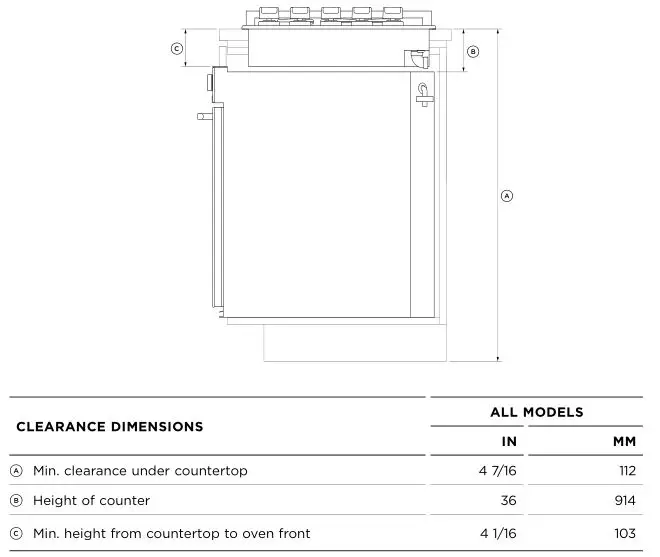 FISHER PAYKEL CDV3-365H Gas Cooktops - COOKTOP OVER OVEN