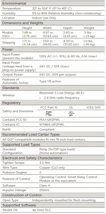 SAVANT-QP2PWL-Dual-24V-DC-Control-Relay-Companion-Module-3