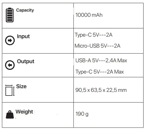 CHAMPION CHPB102 10000mAh Power Bank-fig5