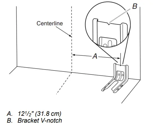 Whirlpool w11432244 Front Control Electric Freestanding Range - centerline