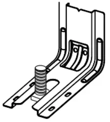 Whirlpool w11432244 Front Control Electric Freestanding Range - leg