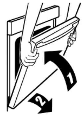 Whirlpool w11432244 Front Control Electric Freestanding Range - oven door 1