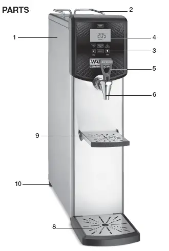 WARING-COMMERCIAL-WWB5G SERIES 5-Gallon-Hot-Water-Dispenser - fig 2