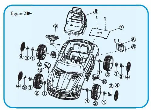 GYMAX Mercedes Benz 300SL AMG Children Car 2