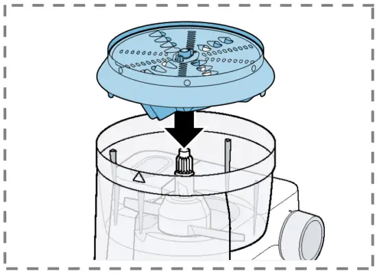 Fitting the accessory to the base unit