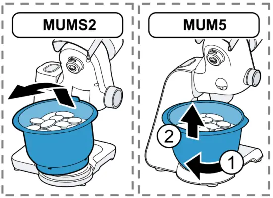 Removing accessories from the base