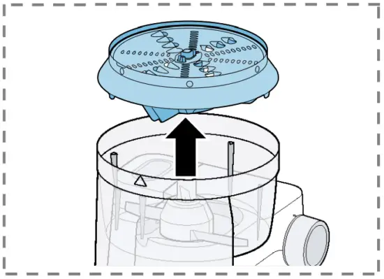 Removing accessories from the base