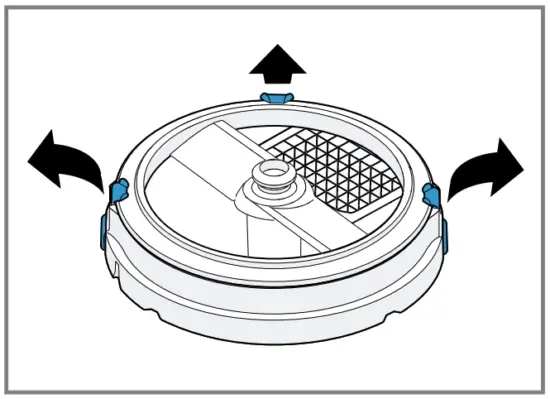 Disassembling the cube cutter insert